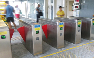 flap barrier turnstile